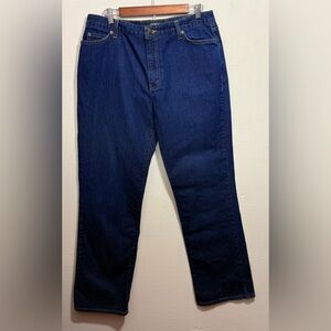 Eddie Bauer Women’s Size 16 Dark Blue Straight Jeans